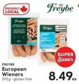 IGA Freybe European Wieners offer