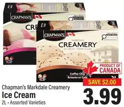 Commisso's Fresh Foods Chapman's Markdale Creamery Ice Cream offer