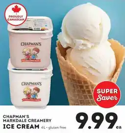 IGA Chapman's Markdale Creamery Ice Cream offer