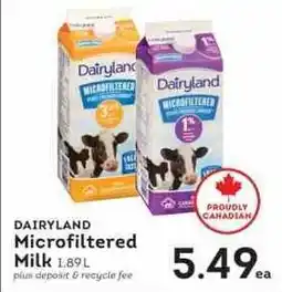 IGA Dairyland Microfiltered Milk offer