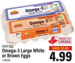 Commisso's Fresh Foods Gold Egg Omega-3 Large White or Brown Eggs offer
