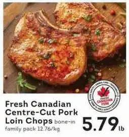 IGA Fresh Canadian Centre-Cut Pork Loin Chops offer