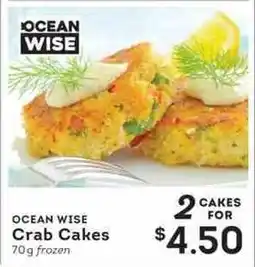 IGA Ocean Wise Crab Cakes offer