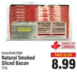 Commisso's Fresh Foods Greenfield RWA Natural Smoked Sliced Bacon offer