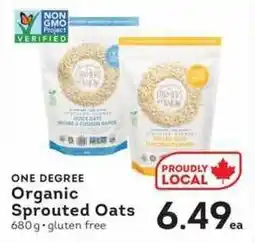 IGA One Degree Organic Sprouted Oats offer