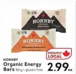 IGA Hornby Organic Energy Bars offer