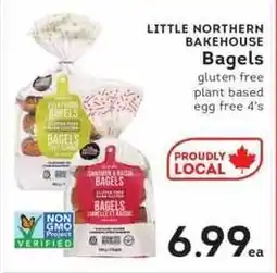 IGA Little Northern Bakehouse Bagels offer