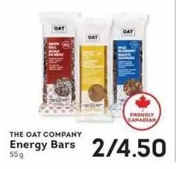 IGA The Oat Company Energy Bars offer