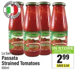 Commisso's Fresh Foods La San Marzano Passata Strained Tomatoes offer