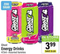 Commisso's Fresh Foods Ghost Energy Drinks offer