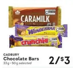 IGA Cadbury Chocolate Bars offer