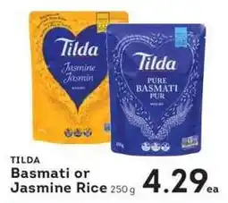 IGA Tilda Basmati or Jasmine Rice offer