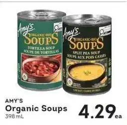 IGA Amy's Organic Soups offer