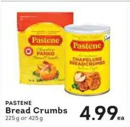 IGA Pastene Bread Crumbs offer