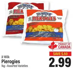 Commisso's Fresh Foods JJ Wilk Pierogies offer