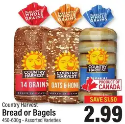 Commisso's Fresh Foods Country Harvest Bread or Bagels offer