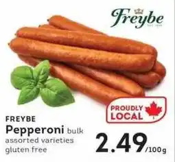 IGA Freybe Pepperoni offer