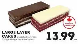 IGA Large Layer Cakes offer