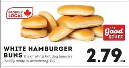 IGA White hamburger buns offer