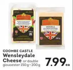 IGA Coombe Castle Wensleydale Cheese offer