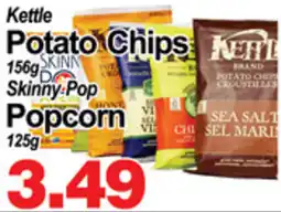 Greco's Fresh Market Kettle Potato Chips Skinny-Pop Popcorn offer