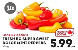 IGA Fresh bc super sweet dolce mini peppers offer