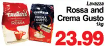 Lavazza Rossa and Crema Gusto