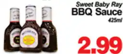 Greco's Fresh Market Sweet Baby Ray BBQ Sauce offer