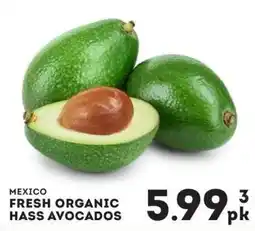 IGA Fresh organic hass avocados offer