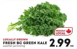 IGA Fresh bc green kale offer