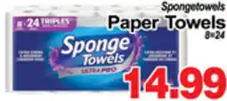 Greco's Fresh Market Spongetowels Paper Towels offer