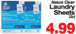 Greco's Fresh Market Nature Clean Laundry Sheets offer