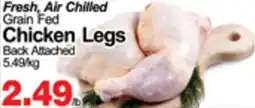 Greco's Fresh Market Fresh, Air Chilled Chicken Legs offer