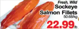 Greco's Fresh Market Fresh, Wild Sockeye Salmon Fillets offer