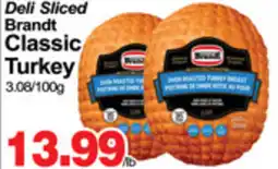 Greco's Fresh Market Deli Sliced Brandt Classic Turkey offer