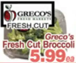 Greco's Fresh Market Greco's Fresh Cut Broccoli offer