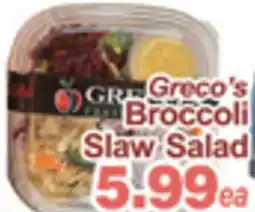 Greco's Fresh Market GREGreco's Broccoli Slaw Salad offer