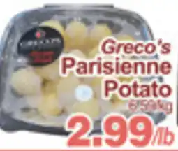 Greco's Fresh Market Greco's Parisienne Potato offer