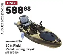 Princess Auto MARINESTAR 10 ft Rigid Pedal Fishing Kayak offer