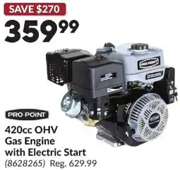 Princess Auto PRO POINT 420cc OHV Gas Engine with Electric Start offer