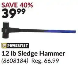 Princess Auto POWERFIST 12 lb Sledge Hammer offer