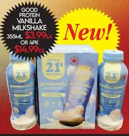 Fiesta Farms GOOD PROTEIN VANILLA MILKSHAKE offer