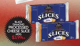 Fiesta Farms BLACK DIAMOND PROCESSED CHEESE SLICE offer