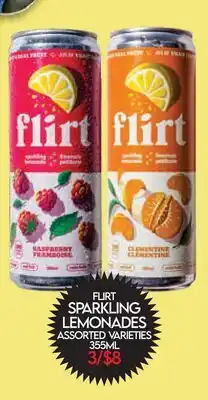Fiesta Farms FLIRT SPARKLING LEMONADES offer