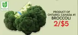 Fiesta Farms PRODUCT OF ONTARIO, CANADA #1 BROCCOLI offer