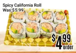 Nations Fresh Foods Spicy California Roll offer