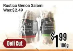Nations Fresh Foods Rustico Genoa Salami offer