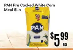 Nations Fresh Foods PAN Pre Cooked White Corn Meal 5Lb offer