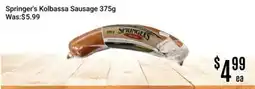 Nations Fresh Foods Springer's Kolbassa Sausage offer