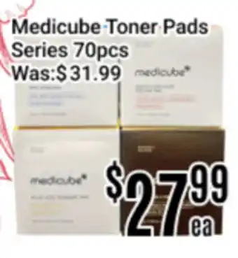 Nations Fresh Foods Medicube Toner Pads Series 70pcs offer